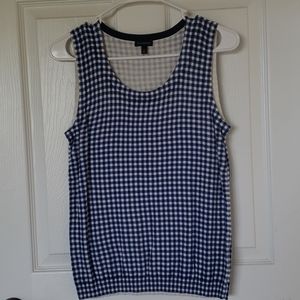 Talbots Gingham Top